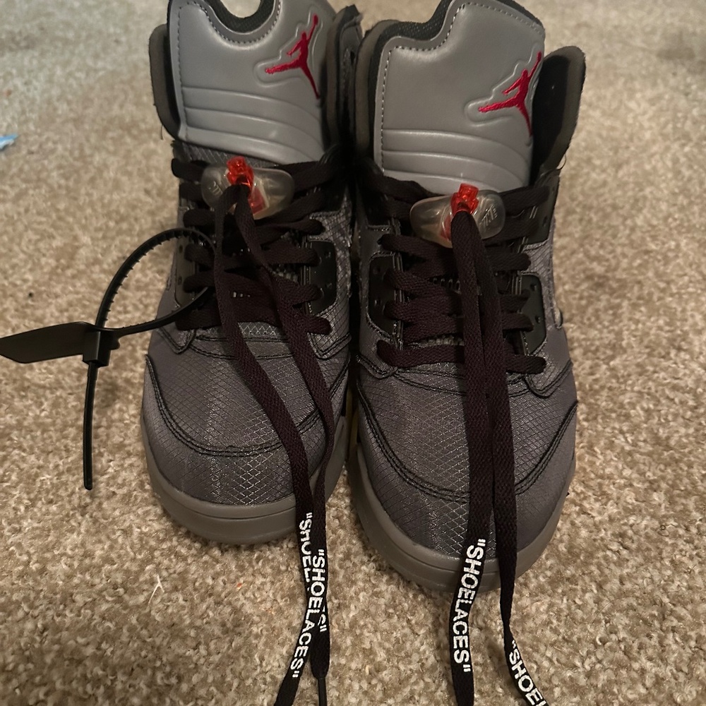 Off White Jordan 5 Muslin